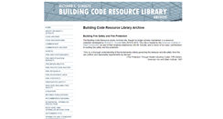 Desktop Screenshot of buildingcoderesourcelibrary.com